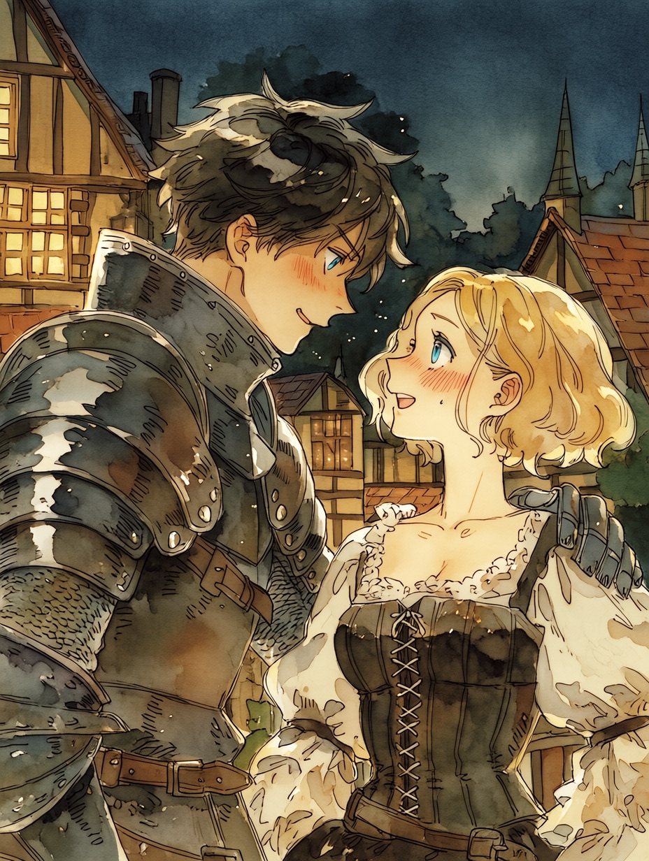 騎士と村娘18 | の人気AIイラスト・グラビア