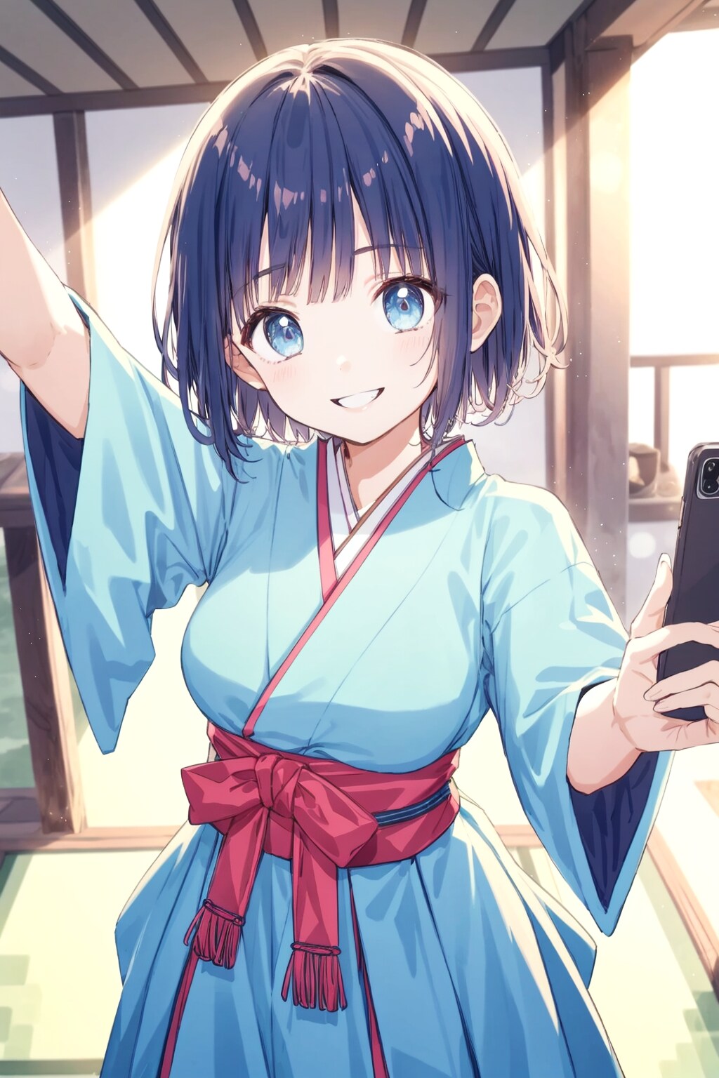 袴で自撮り | の人気AIイラスト・グラビア