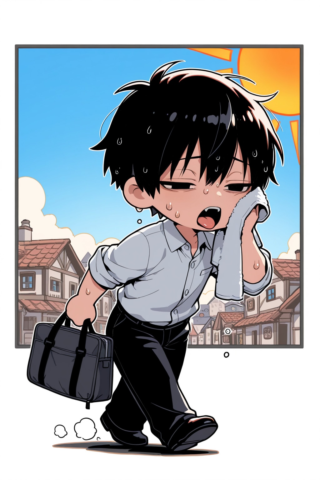 うえぇ...あっちい...