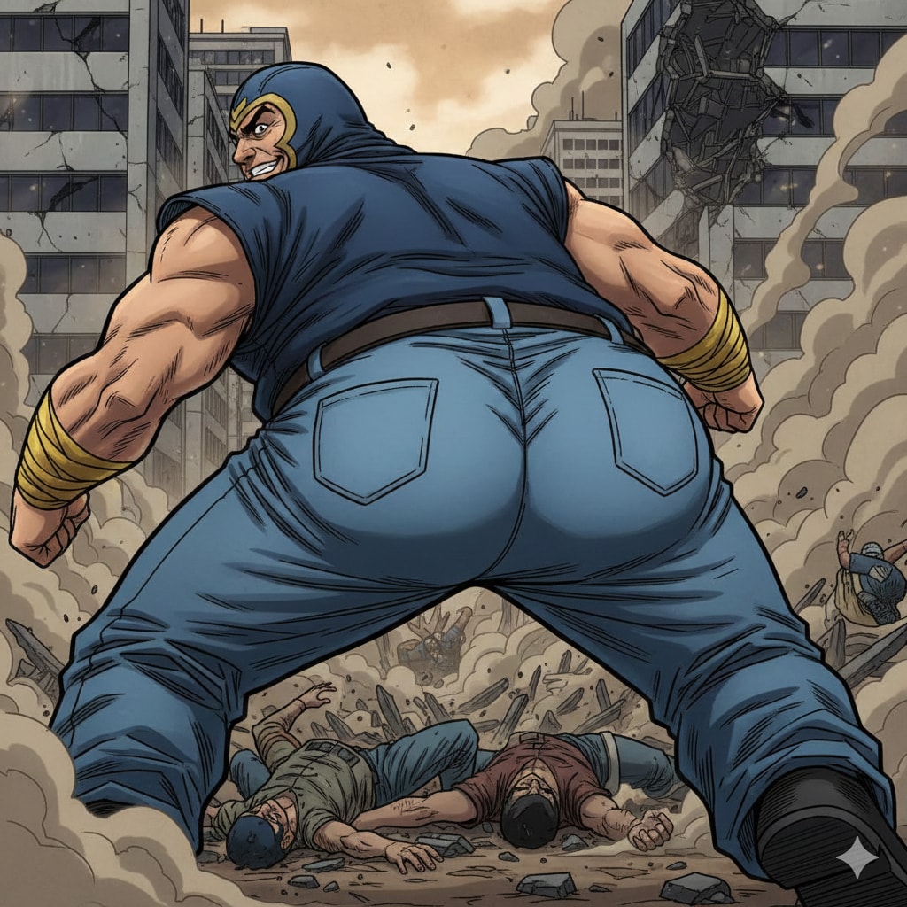 覆面ケツ人間 | の人気AIイラスト・グラビア