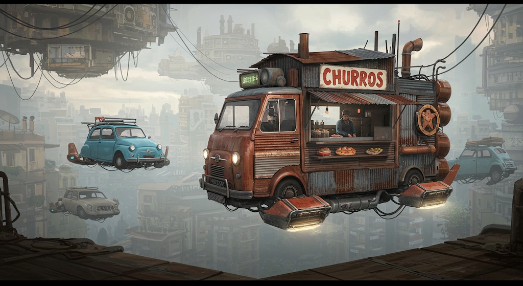 スチームパンク大都会