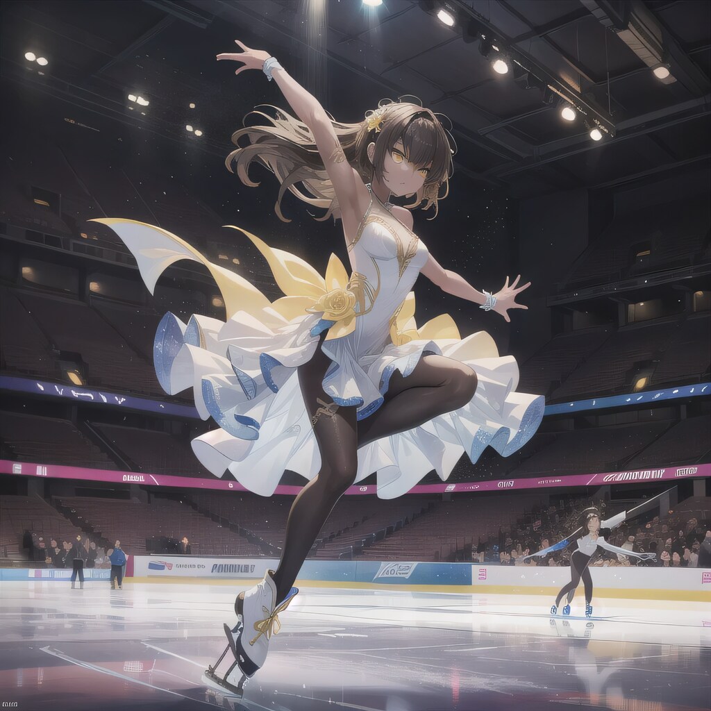 黒髪ロングでフィギュアの少女２２