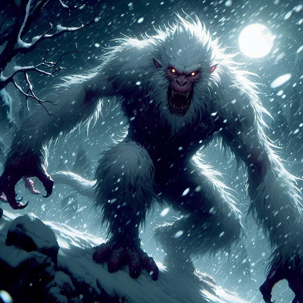 雪山のモンスター