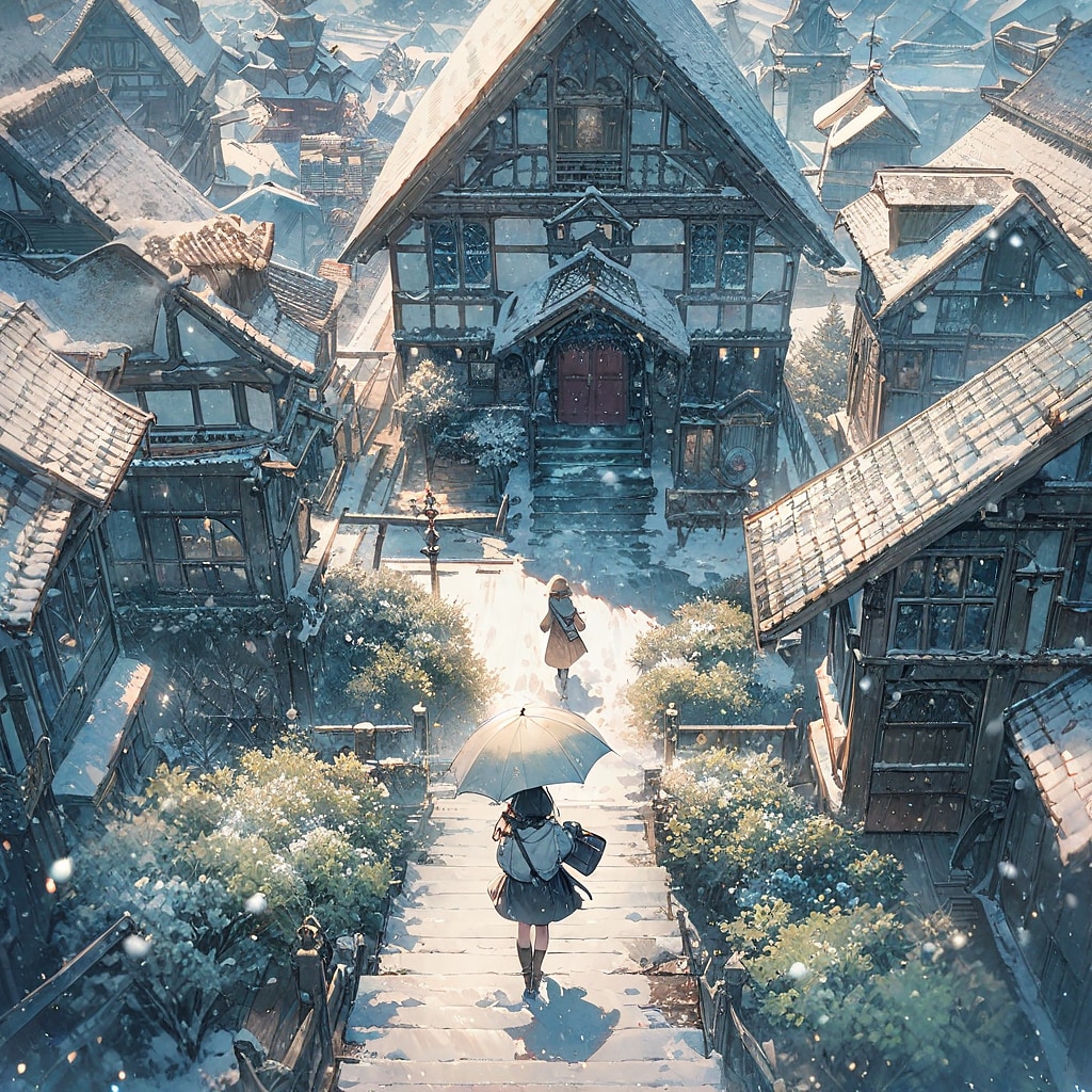 雪と少女88 | の人気AIイラスト・グラビア