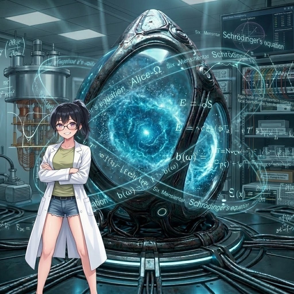 汐音16 歳:論文発表時:第3世代事象観測装置Alice:「Alice-Ω (アリス・オメガ)」