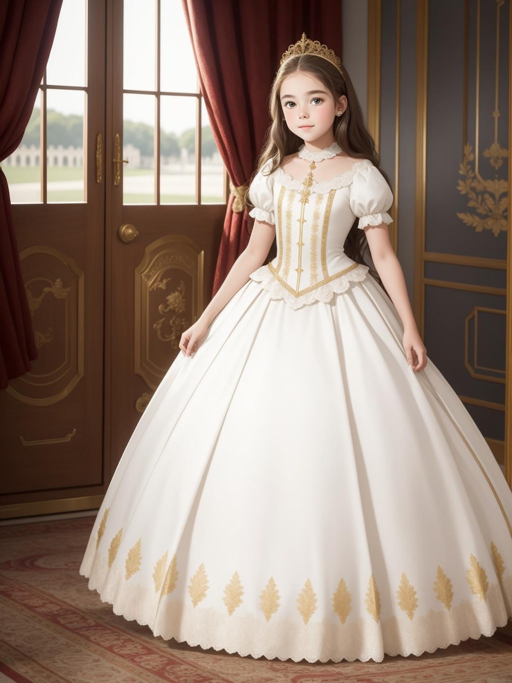 少女期のマリー・アントワネット(のつもり)