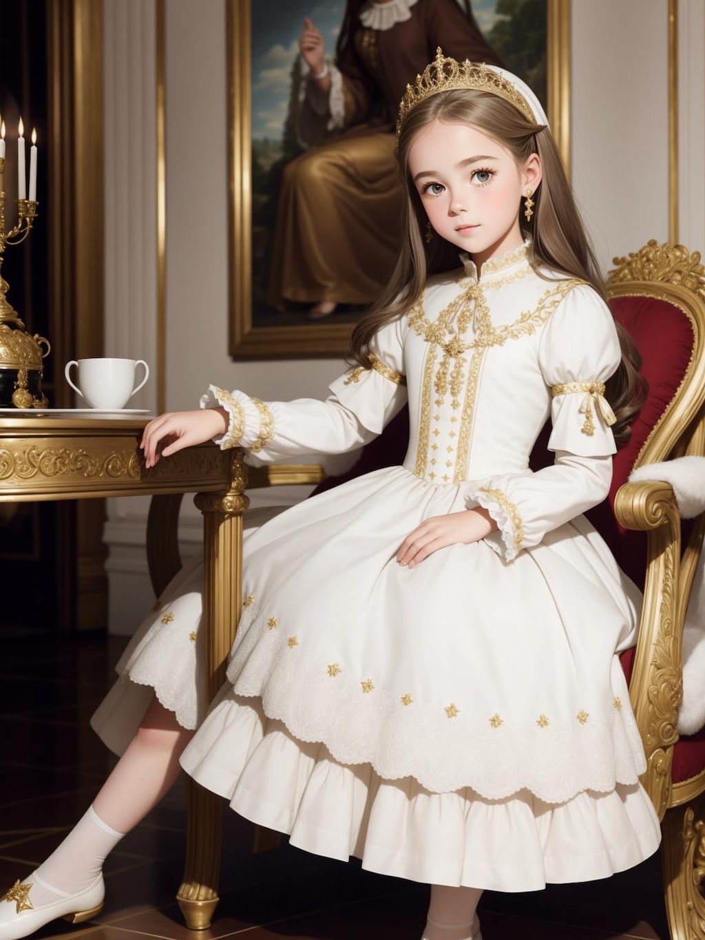 少女期のマリー・アントワネット(のつもり)