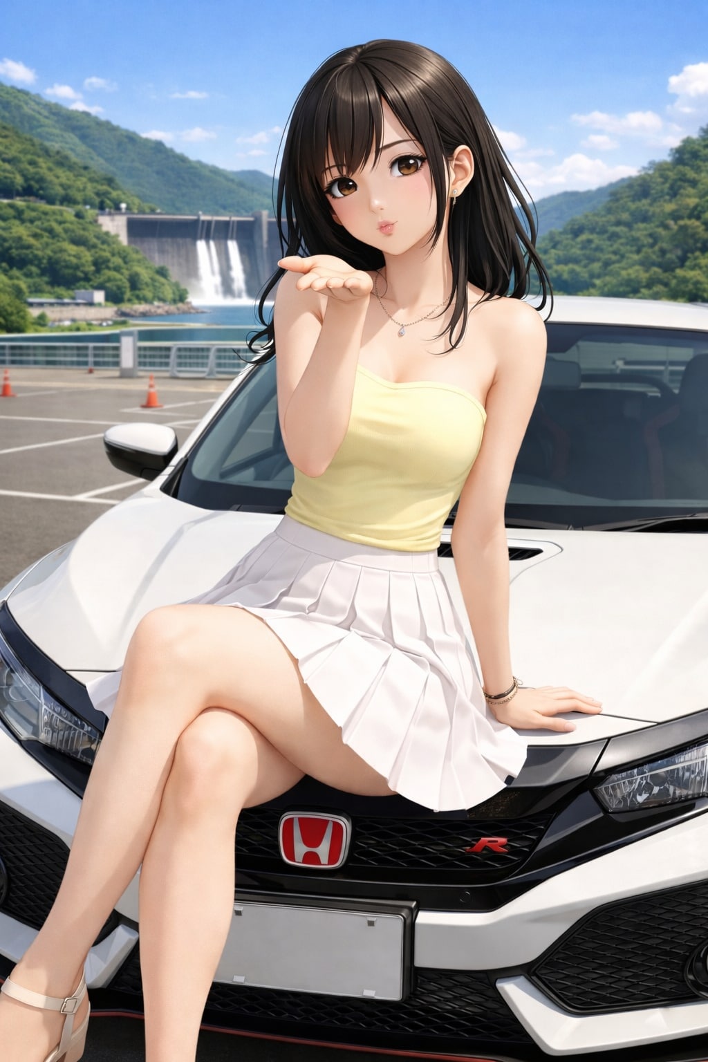 名車と美女⑥