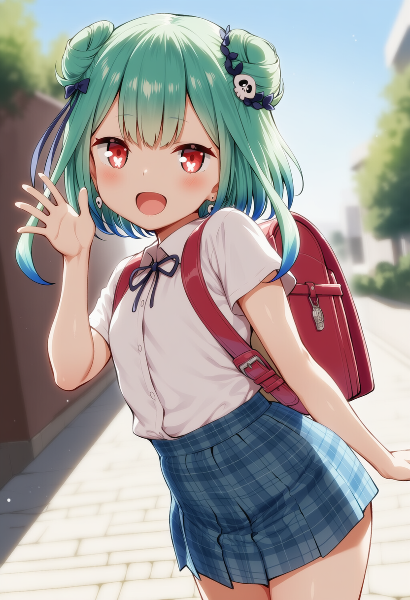 おはよー！（潤羽るしあ） | の人気AIイラスト・グラビア