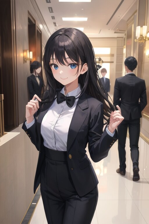 タキシード美少女エリカ　ホテル勤務