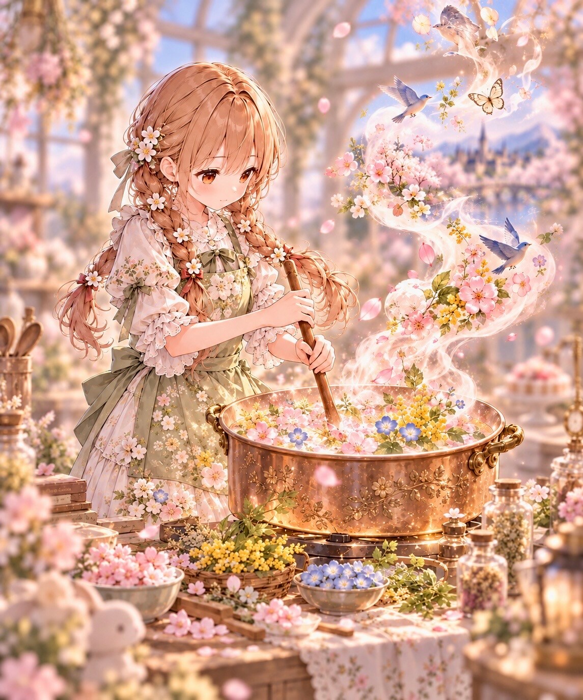 春、ただいま仕込み中 | の人気AIイラスト・グラビア