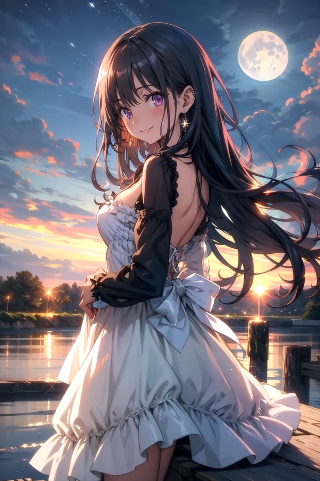 湖の辺りで | の人気AIイラスト・グラビア