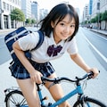 自転車で登校です 7枚目