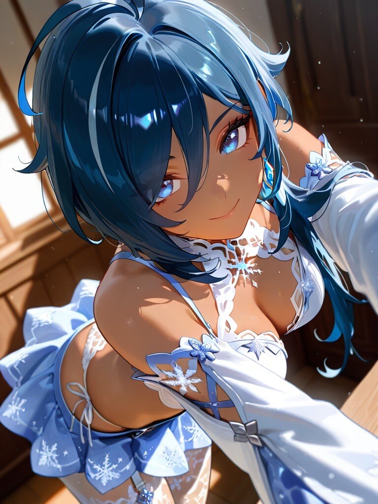 (モンド)ミニスカ✖️紐✖️氷(原神)