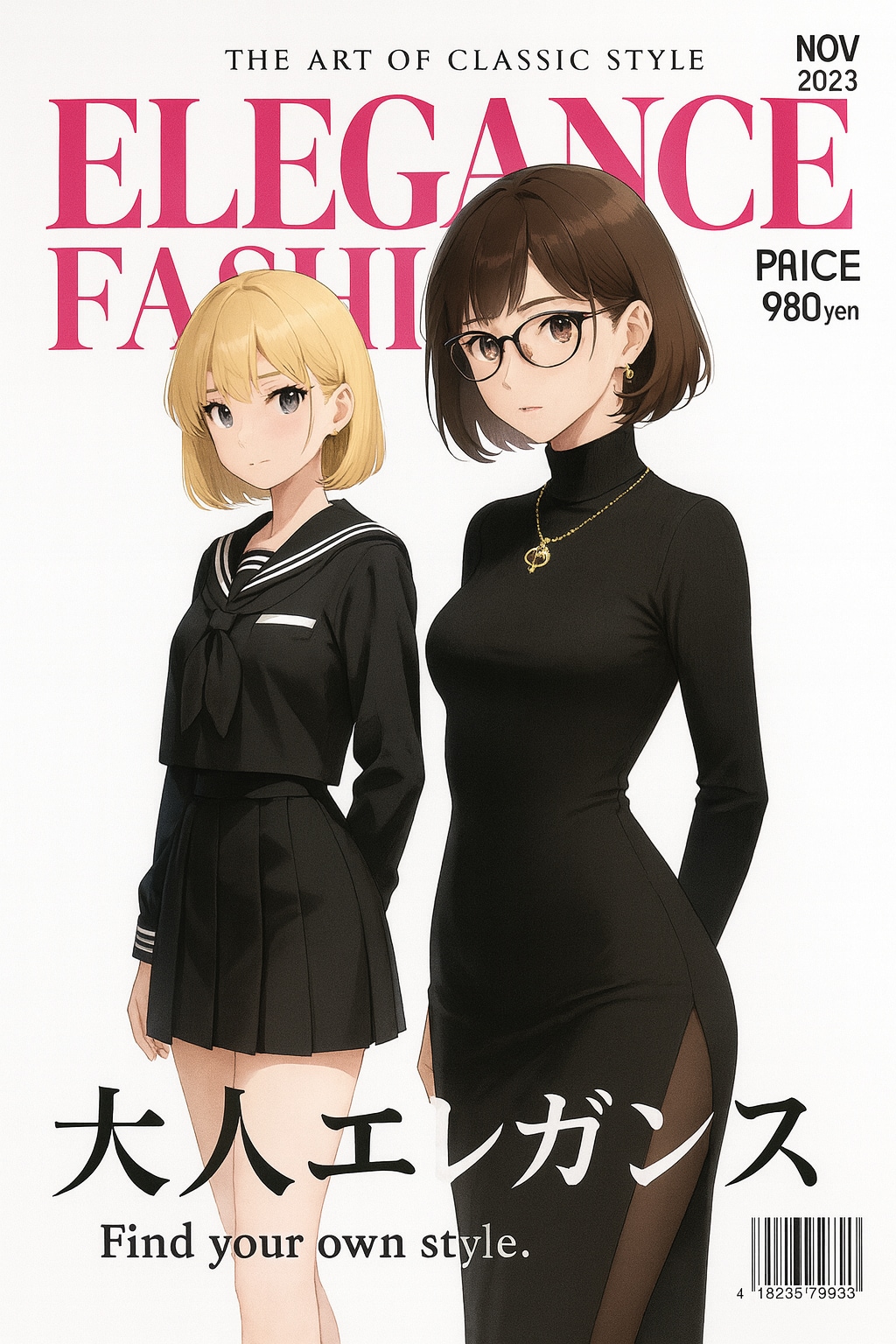 うちの子ファッション雑誌