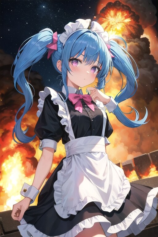 ゆかりちゃん爆発 | の人気AIイラスト・グラビア