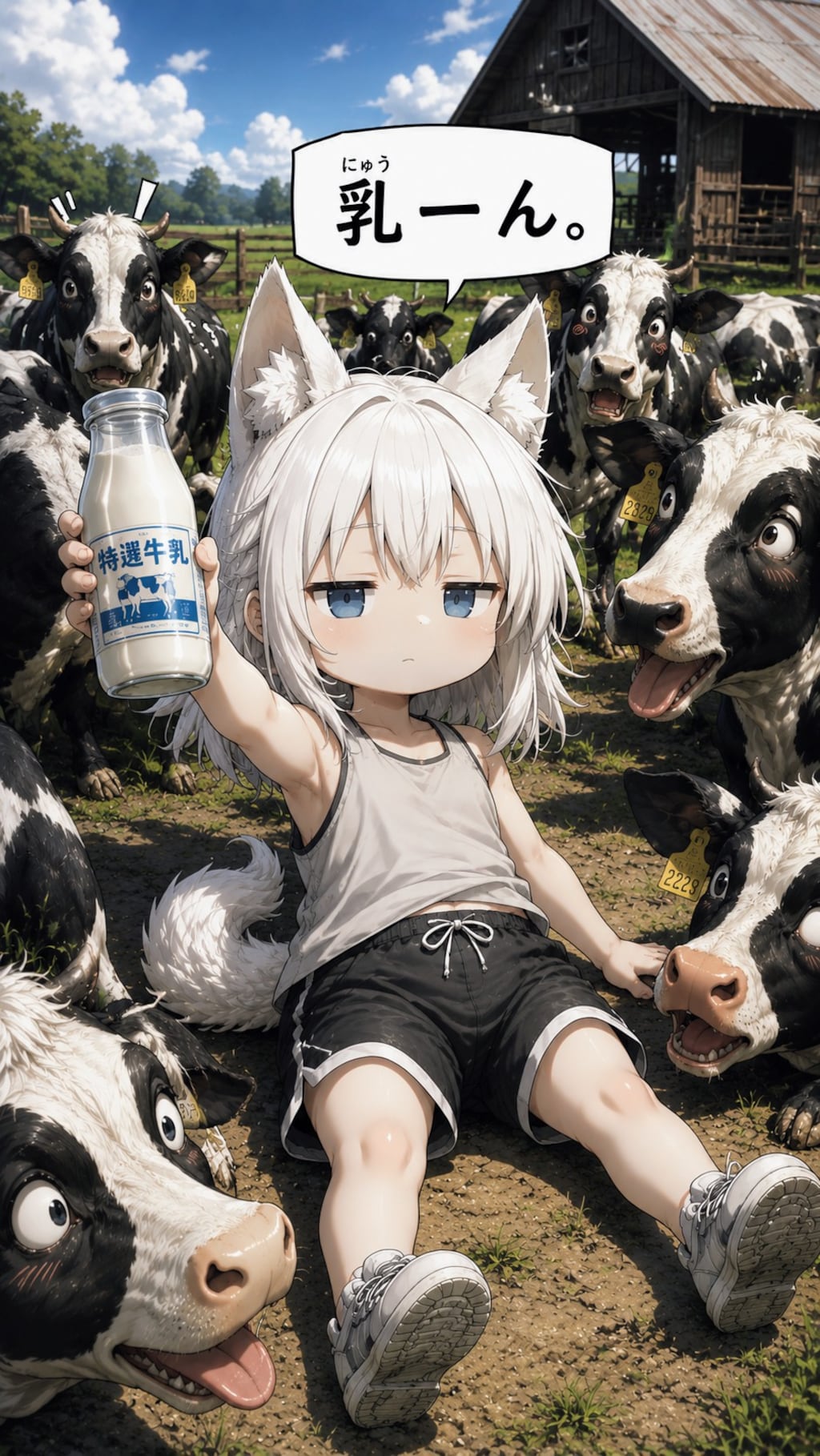 にゅーん→乳ーん🐄