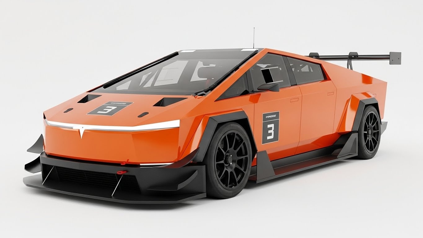 テスラサイバートラックレーシングカー | の人気AIイラスト・グラビア