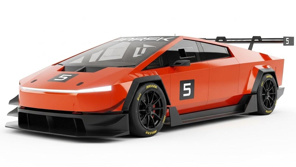 テスラサイバートラックレーシングカー