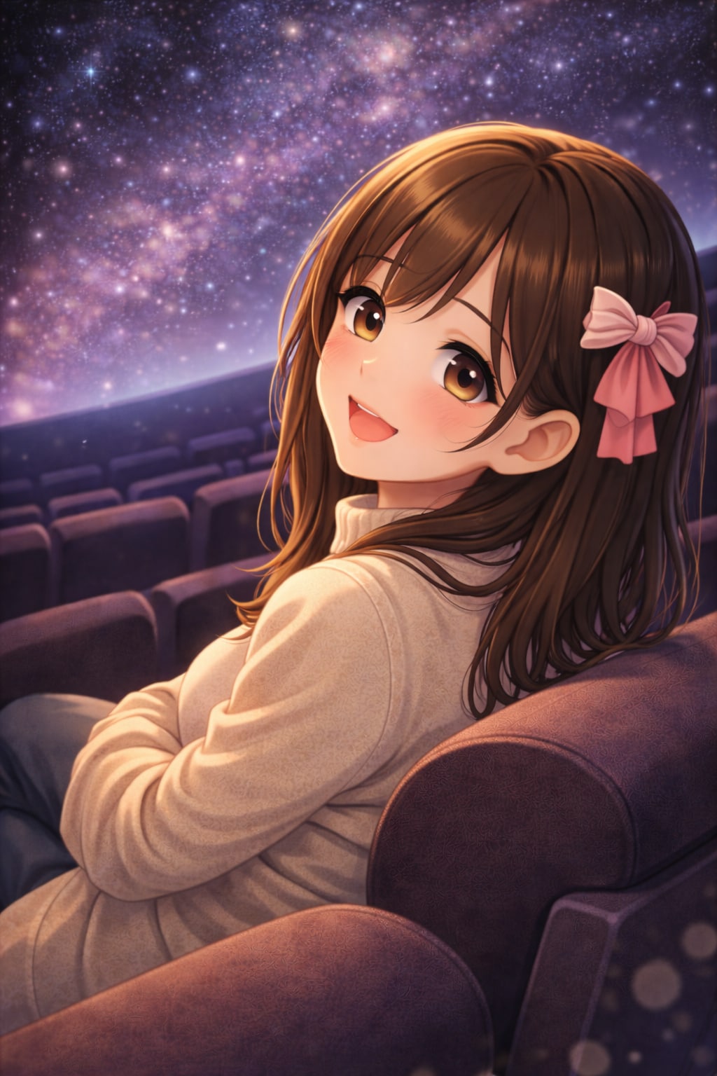 「星空の下、君と並ぶ席」