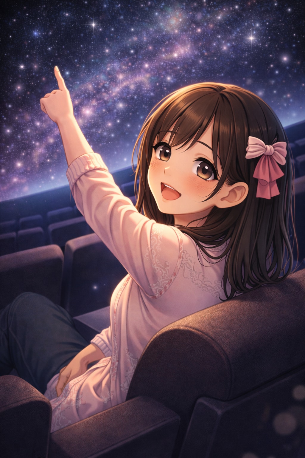 「星空の下、君と並ぶ席」