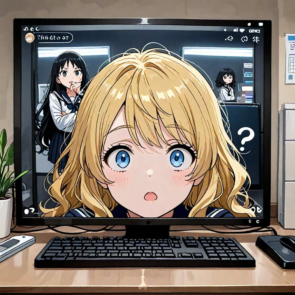 「これは何部？」「…それは"AI美術部"ね」