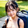 全裸登校日 2枚目