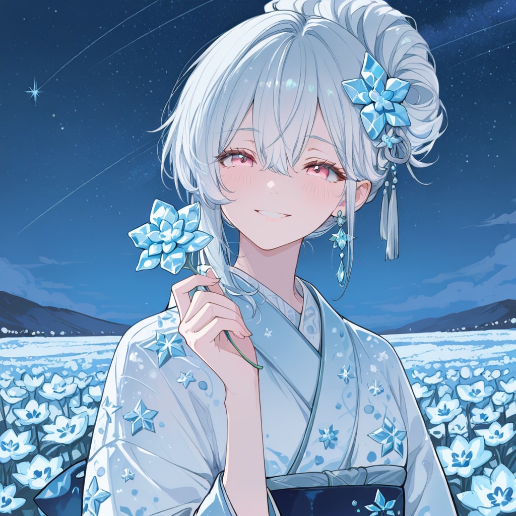 APRICOTモデルで雪女さん
