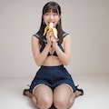 バナナを食べるだけ🍌 4枚目