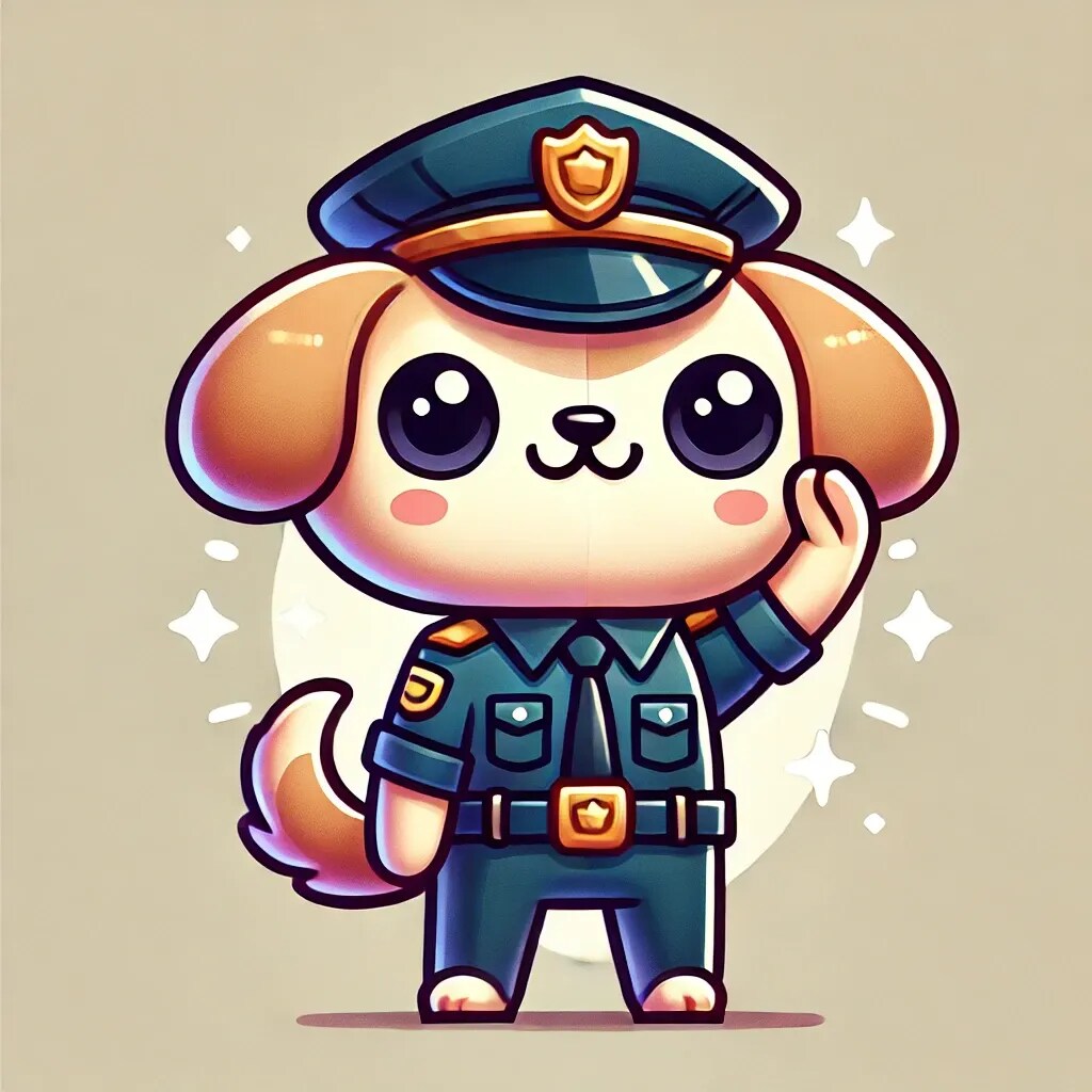 いぬの警察官