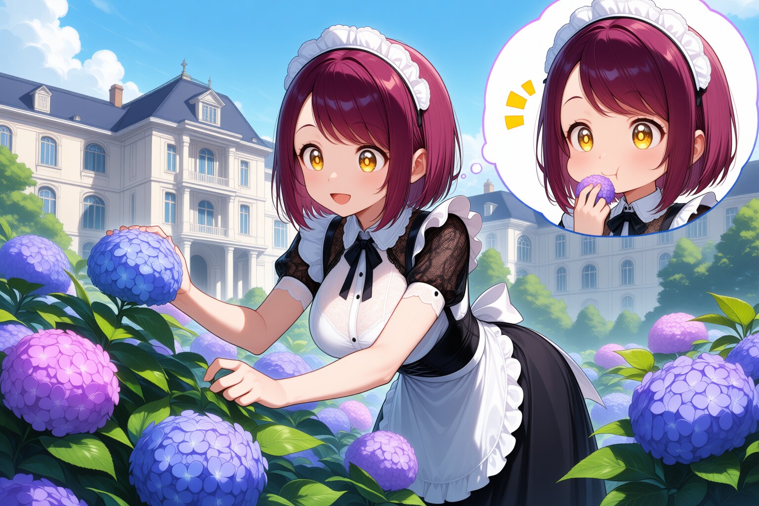 こんにちは（挨拶メイドの芽衣ちゃん）