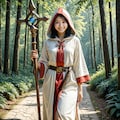 白魔導士になって冒険です。怪我したら治してあげるね 5枚目