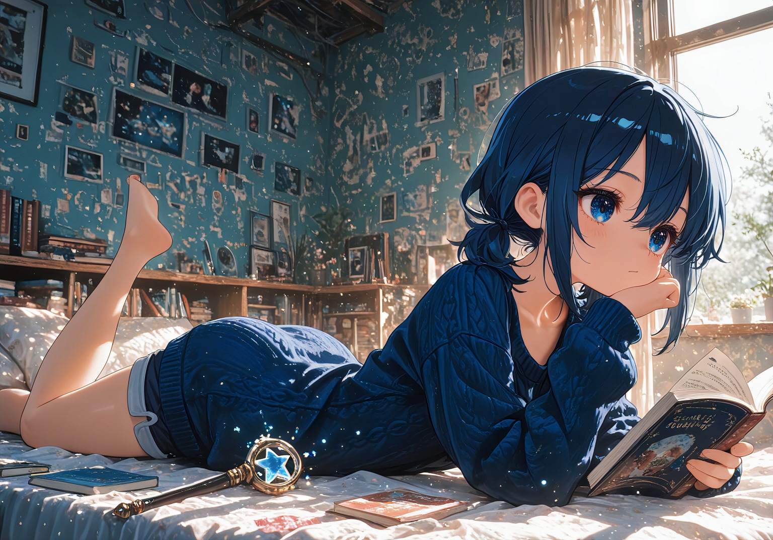 魔法少女は今日も本を読む