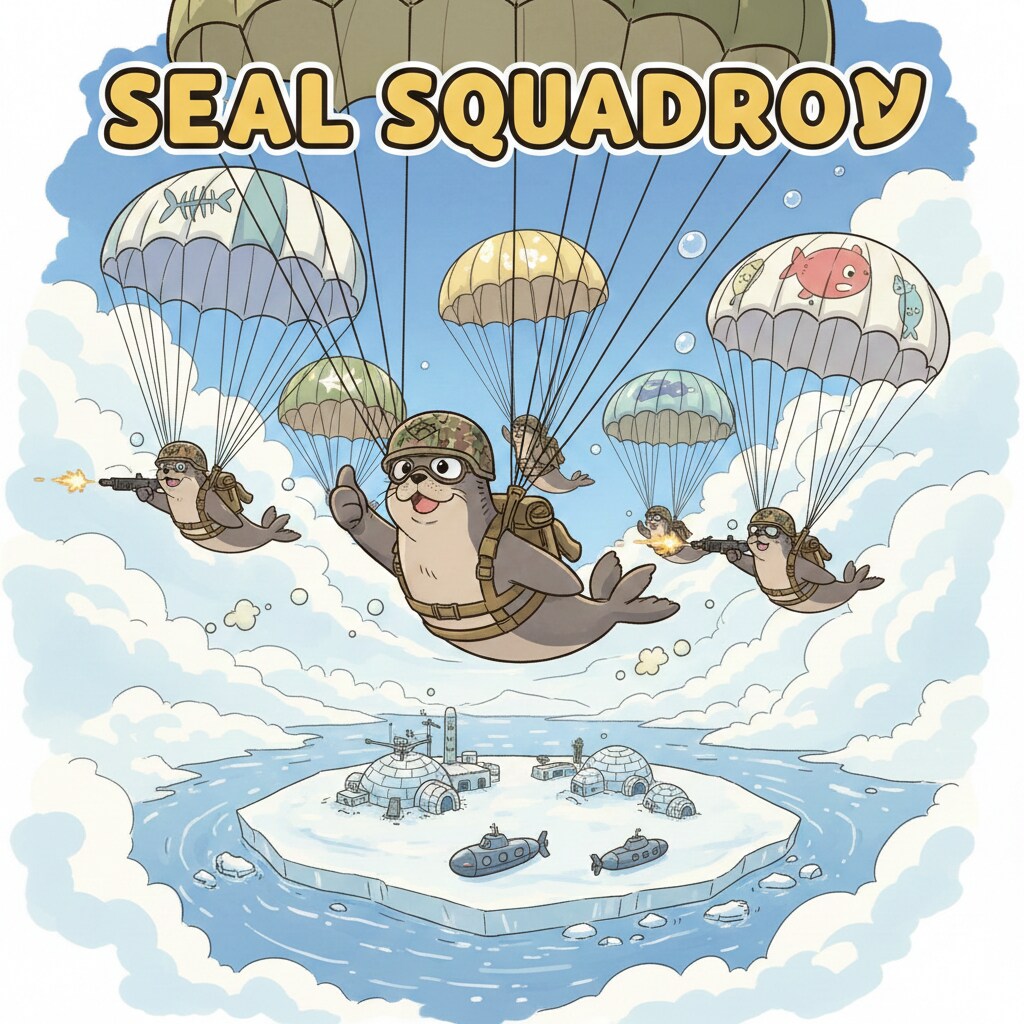 アザラシの空挺部隊