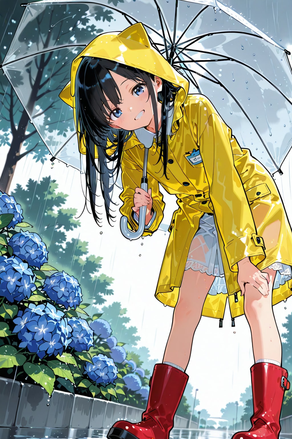 【企画：紫陽花】幼女と雨と紫陽花④
