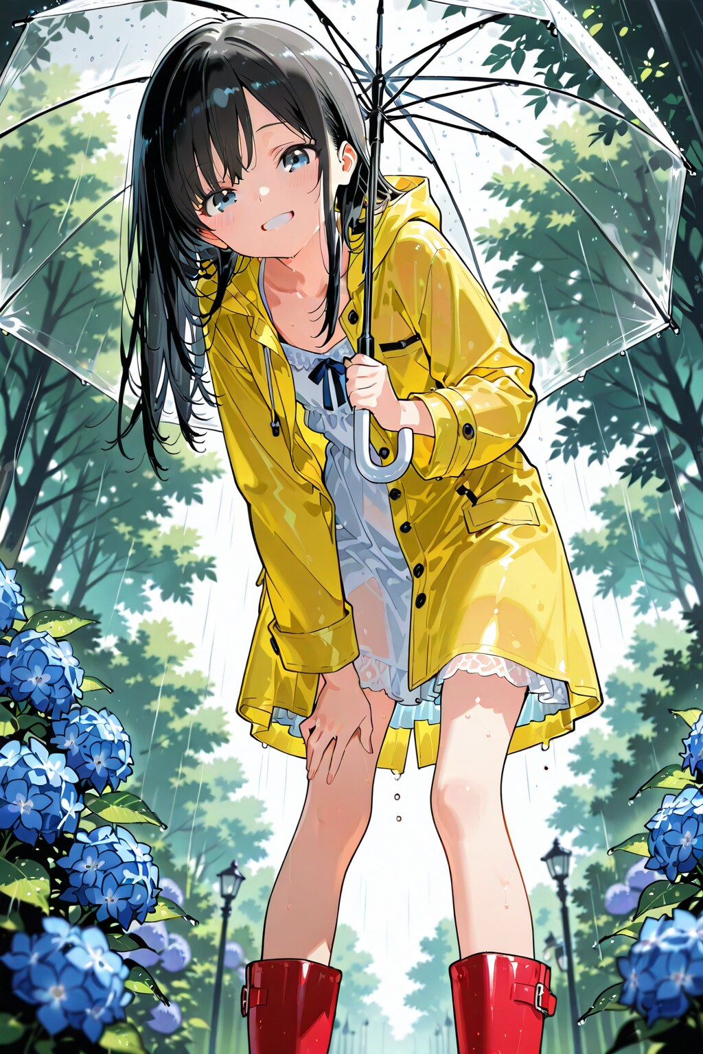 【企画：紫陽花】幼女と雨と紫陽花④