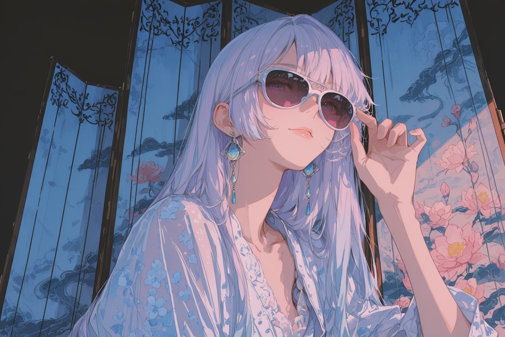 -サングラス屏風-
