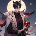 ヴィジュアル系な、りんごと狼な黒髪短髪男性★(6枚) 2枚目