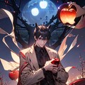 ヴィジュアル系な、りんごと狼な黒髪短髪男性★(6枚) 4枚目