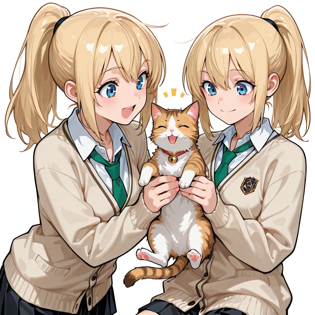 猫と双子