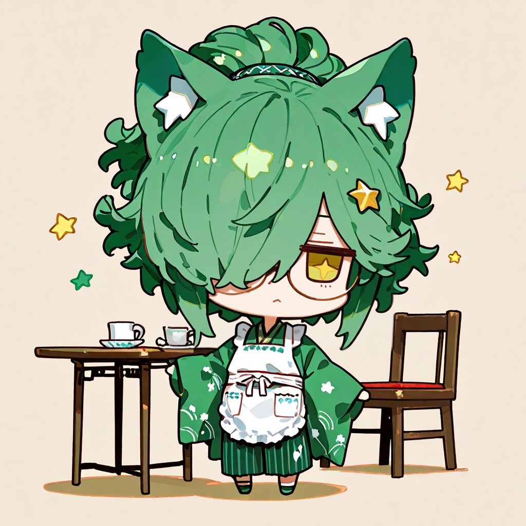 片メカクレのねこ | の人気AIイラスト・グラビア