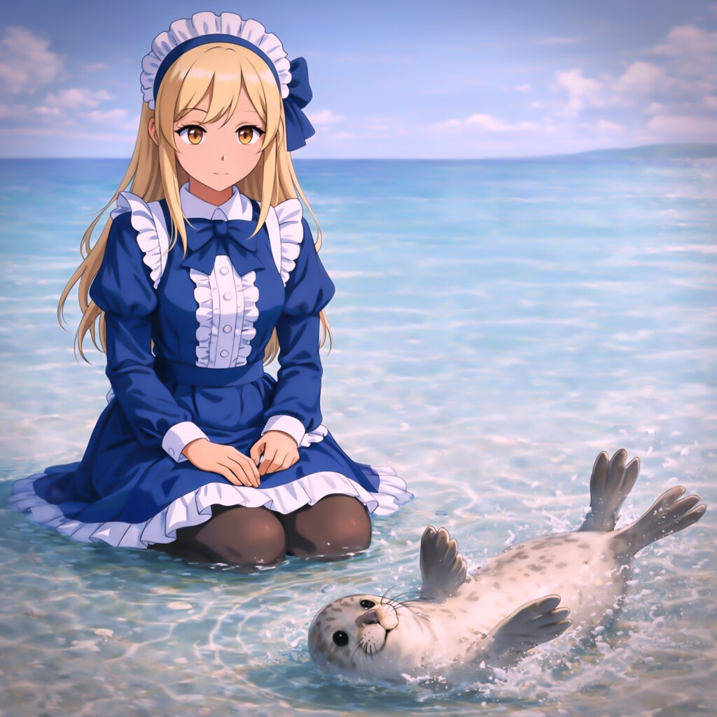メイドとアザラシ