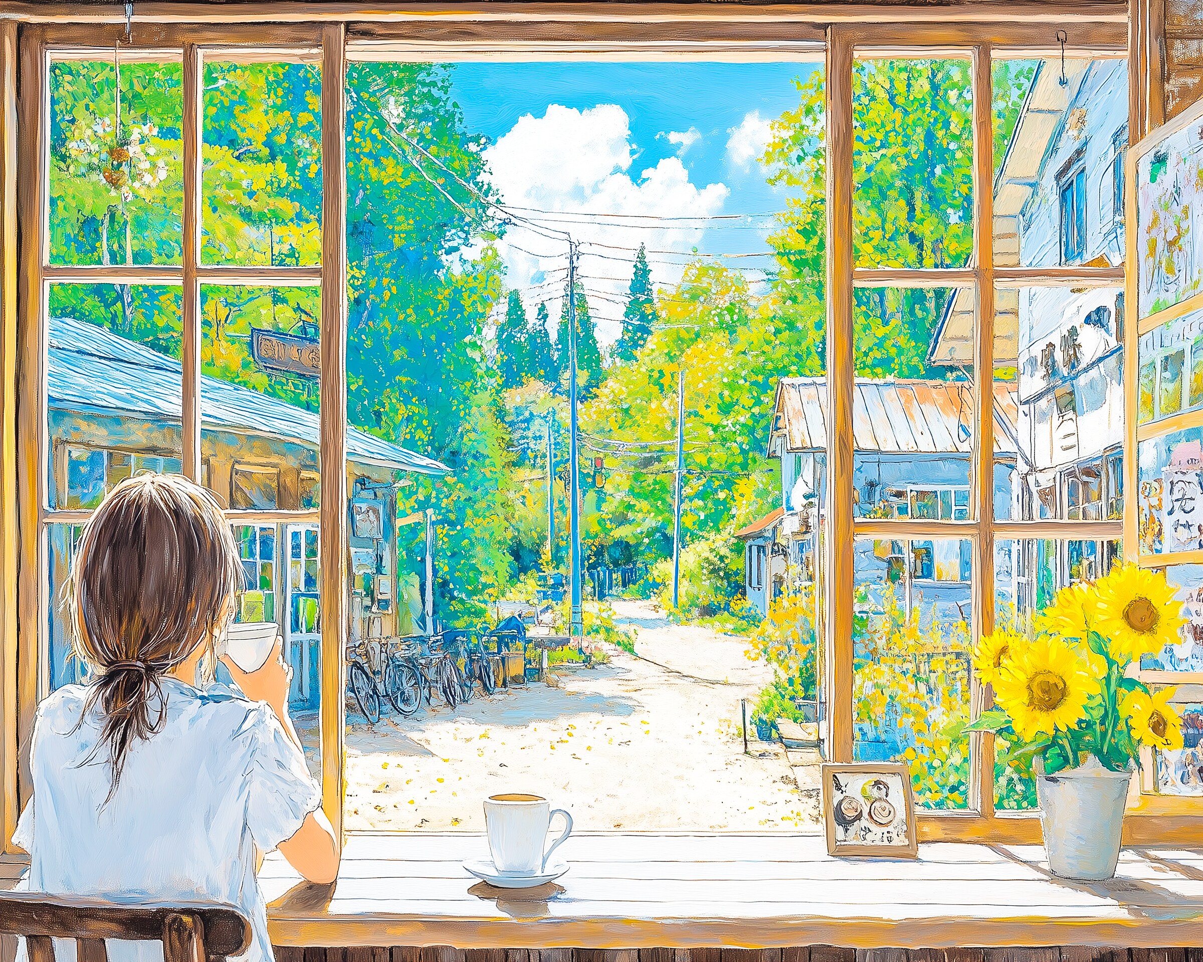 眺めの良い窓 | の人気AIイラスト・グラビア