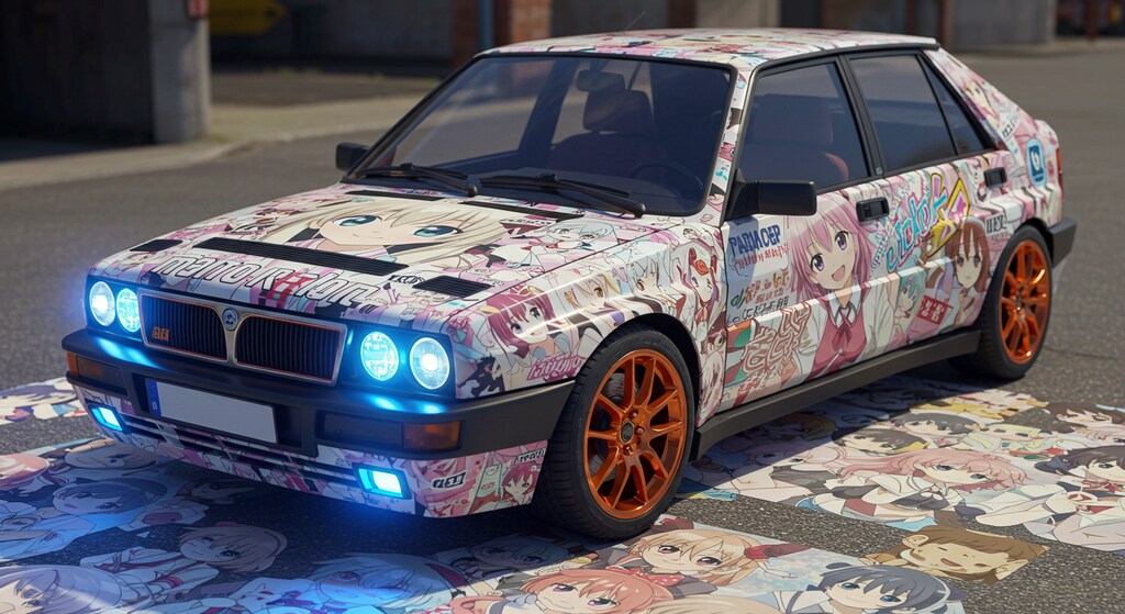 ランチアデルタ痛車