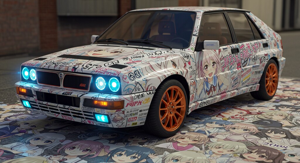 ランチアデルタ痛車