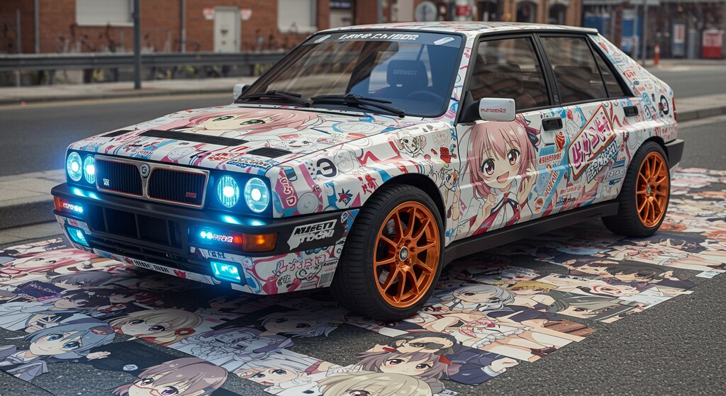 ランチアデルタ痛車