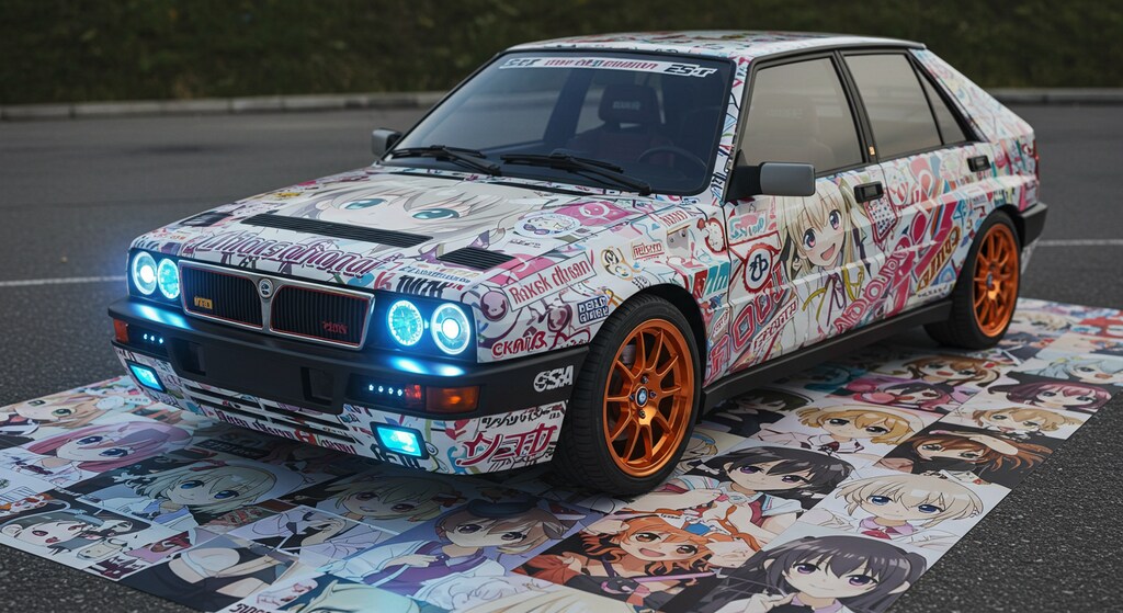 ランチアデルタ痛車