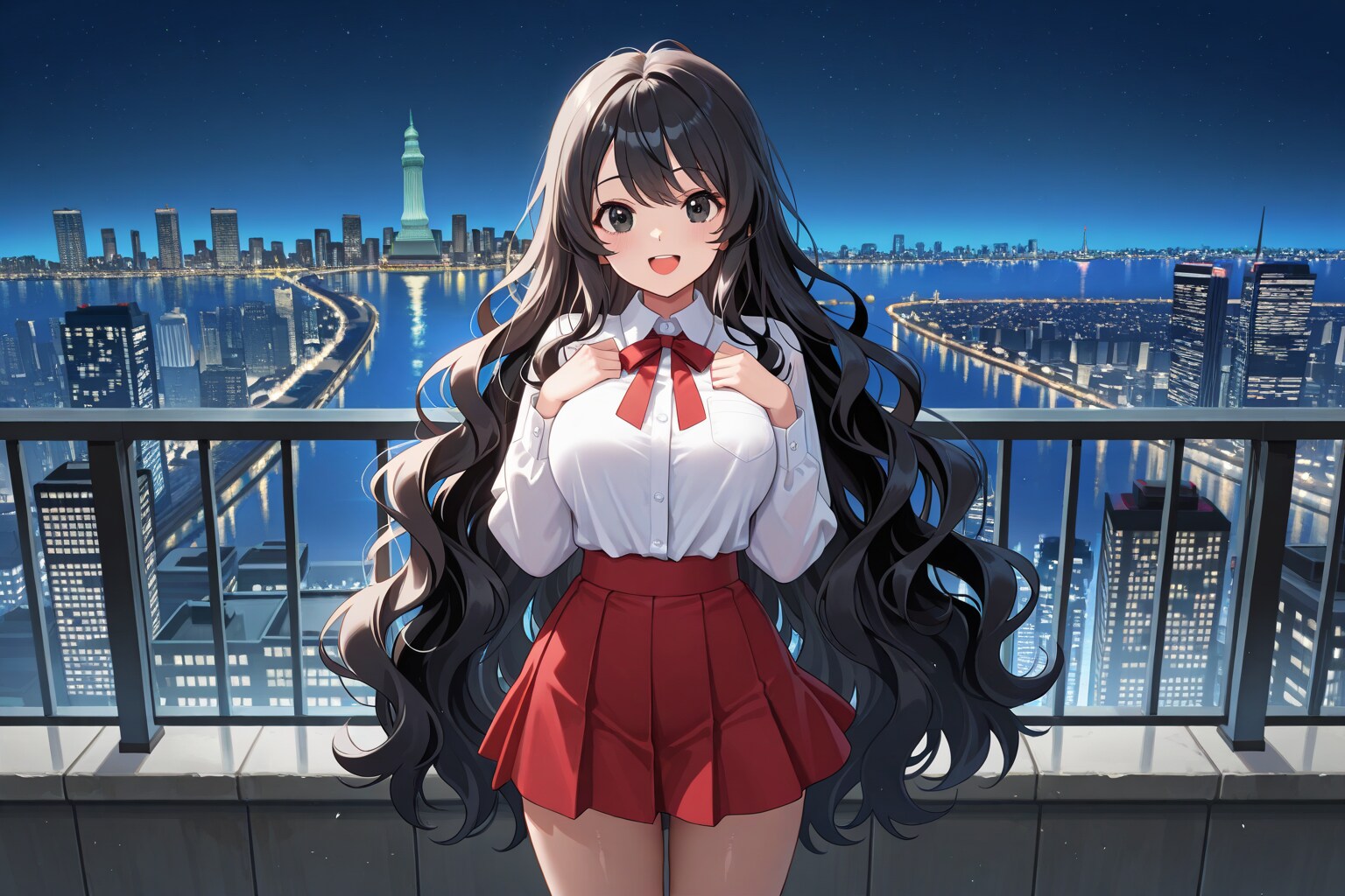 マンハッタンの夜景 | の人気AIイラスト・グラビア