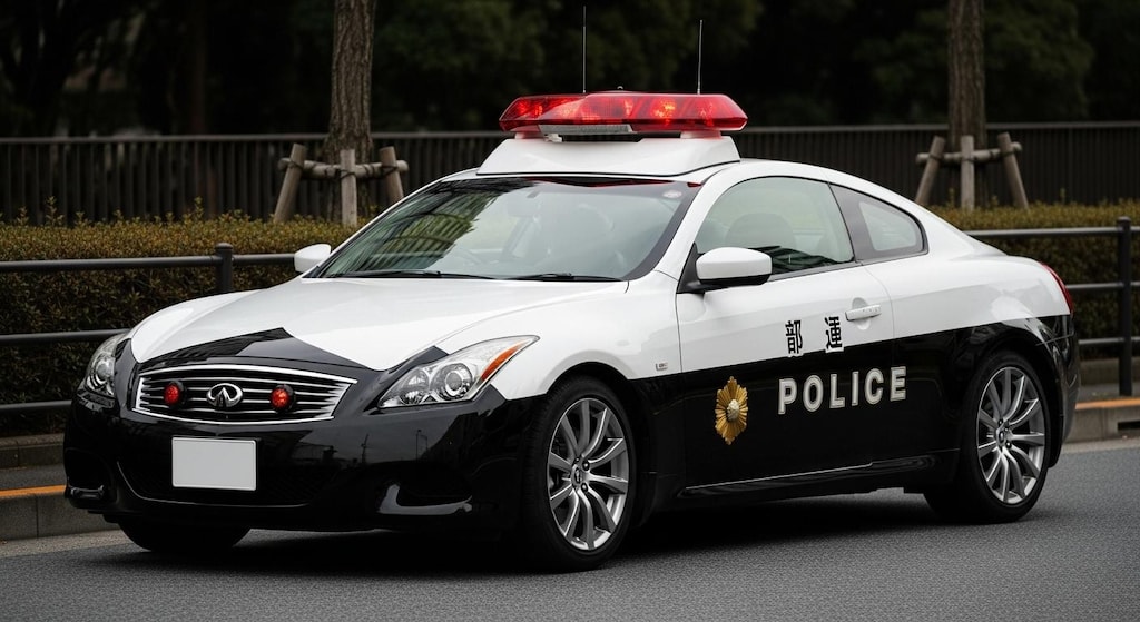 インフィニティクーペパトロールカー