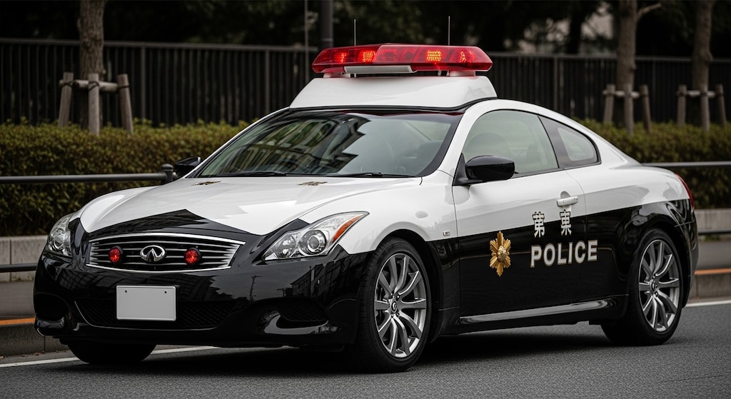 インフィニティクーペパトロールカー